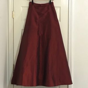 Vintage Red A-Line Skirt